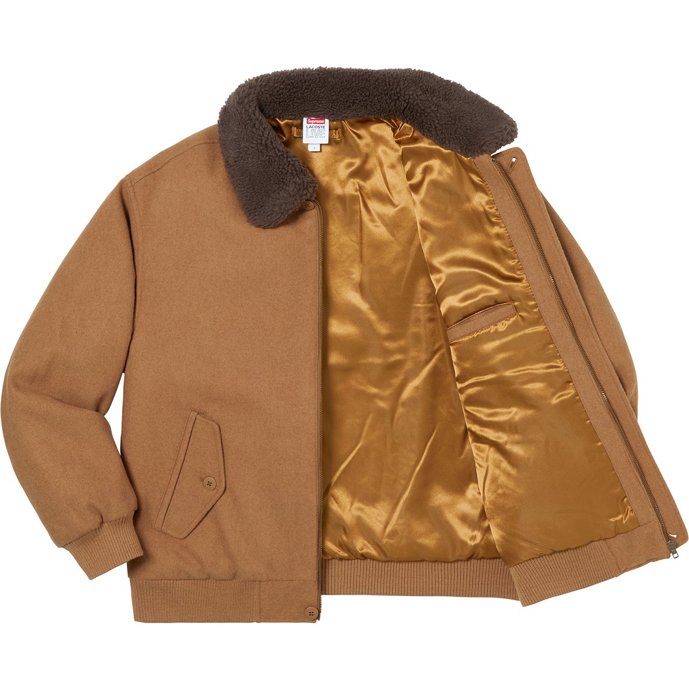 Supreme®/LACOSTE Wool Bomber Jacket view 6